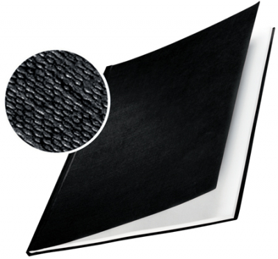 Обложка для Leitz ImpressBIND 21мм на 176-210л жесткая лен черная 10шт