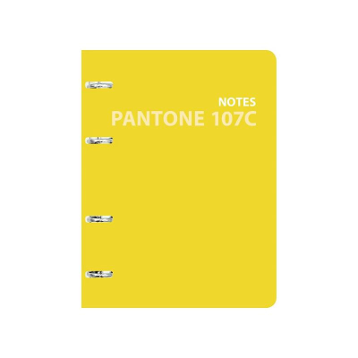 Тетрадь A5 120л клетка на кольцах Listoff® твердая матовая обложка выборочный лак 'Pantone line. Color №2'