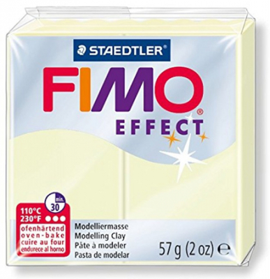 Глина полимерная термоотвердевающая Fimo Effect люминесцентная  57г