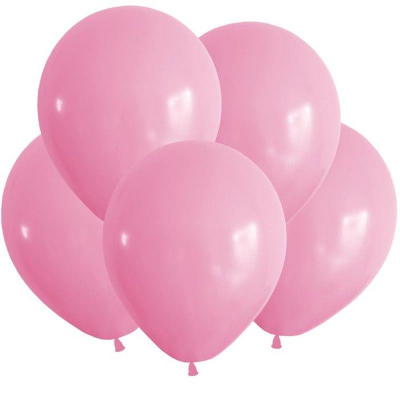 Шар воздушный Веселый праздник 30см Пастель розовый
