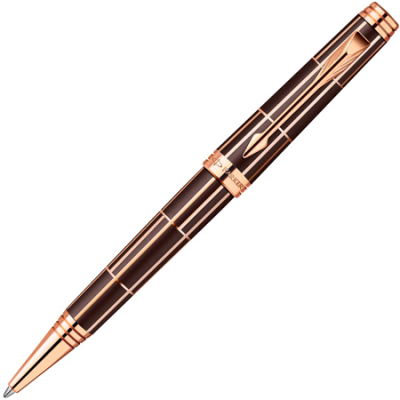 Ручка шариковая Parker Premier Luxury Brown PGT K565 Medium черные чернила