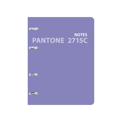 Тетрадь A5 120л клетка на кольцах Listoff® твердая матовая обложка выборочный лак 'Pantone line. Color 4'