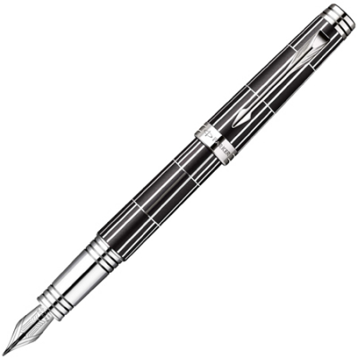 Ручка перьевая Parker Premier Luxury Black CT F565 перо 18K Fine