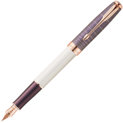 Ручка перьевая Parker Sonnet Special Edition 2015 Contort Purple Cisele F533 перо золото 18K Fine