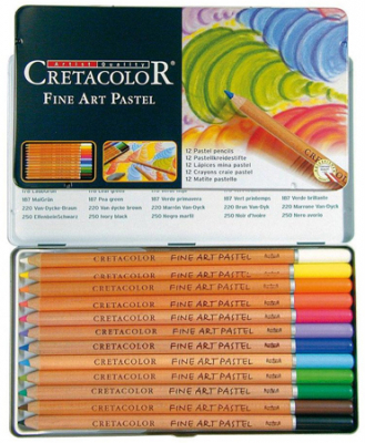 Карандаши пастельные Cretacolor Fine Art Pastel  12цв в металлической коробке