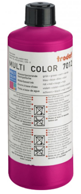 Краска штемпельная Trodat Multi Color 7012 на водной основе  500мл пурпурная