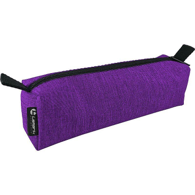 Пенал-косметичка Lamark 21x5x5см на молнии текстильный 'Лен' фиолетовый