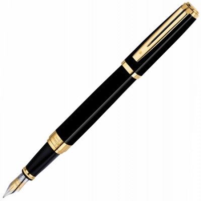 Ручка перьевая Waterman Exception Black GT перо 18K Fine