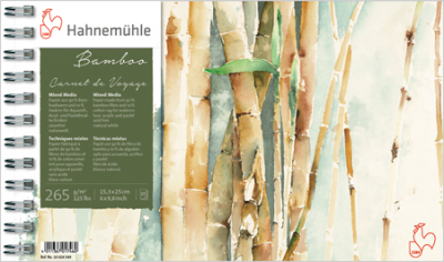Альбом для путешествий Hahnemuhle Bamboo 25х15см 265г15л бамбуковая бумага на спирали