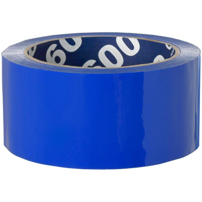 Клейкая лента упаковочная 0.048х 66м/3" 45мкм UNIBOB® 600  синяя