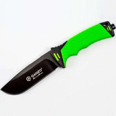 Нож туристический 245мм Ganzo 'Survival Knife' c чехлом светло зеленый