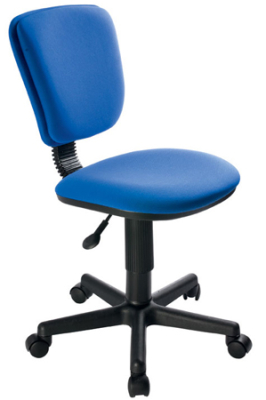 Кресло офисное Бюрократ  204 ткань синее
