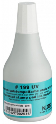 Краска универсальная Noris-199UV  50мл металл пластик резина стекло спиртовая невидимая ультрафиолетовая