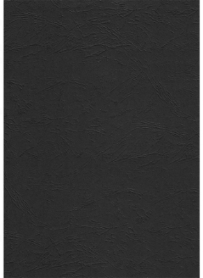 Обложка картонная A3  250г Fellowes® Delta кожа черная