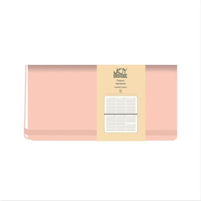 Планинг карманный 17х10см Listoff® 'Joy Book' 128стр тонированный блок твердая обложка искусственная кожа розовый