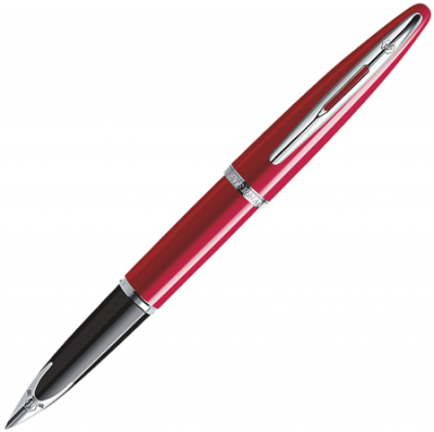 Ручка перьевая Waterman Carene Glossy Red ST перо 18K Fine