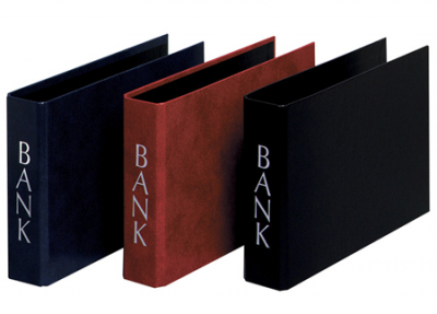 Папка Банк  40мм Herlitz Bank горизонтальная цвета ассорти