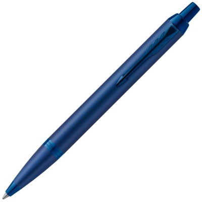 Ручка шариковая Parker IM Monochrome Blue PVD Medium синие чернила