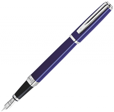 Ручка перьевая Waterman Exception Slim Blue ST перо 18K Medium