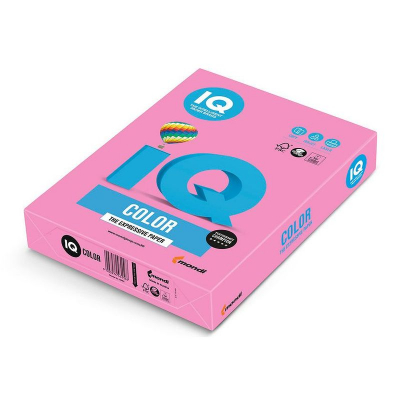 Бумага цветная A4 IQ Color  80г неон розовая 500л