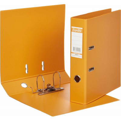 Папка файл A4  70мм Bantex 'StrongLine' PVC разобранная оранжевая