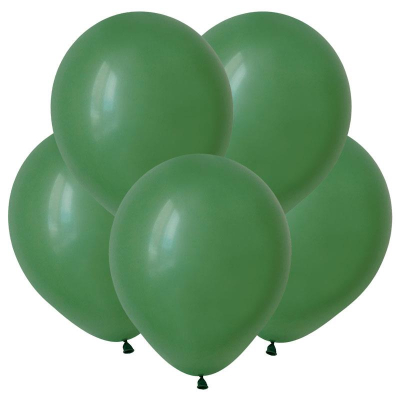 Шар воздушный Веселый праздник 30см Пастель зеленый эвкалипт