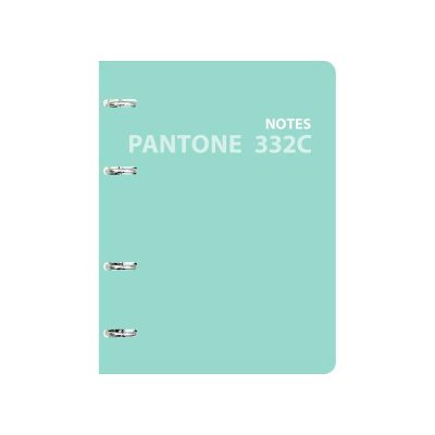Тетрадь A5 120л клетка на кольцах Listoff® твердая матовая обложка выборочный лак 'Pantone line. Color 5'