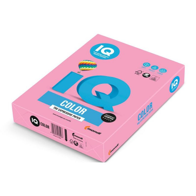 Бумага цветная A4 IQ Color  80г пастель розовая 500л