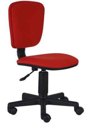 Кресло офисное Бюрократ  204 ткань красное