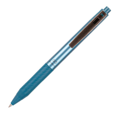 Ручка гелевая автоматическая Deli 0.5мм 'S18' с резиновой манжетой синяя
