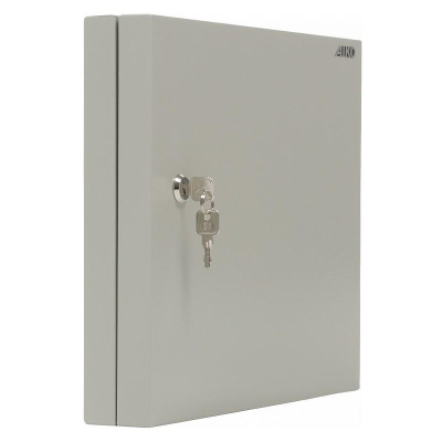 Шкаф на&nbsp;&nbsp;40 ключей 35х30х6см Aiko стальной серый с пластиковыми бирками