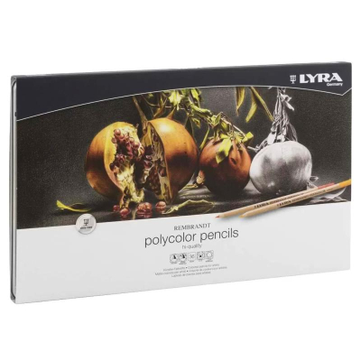 Карандаши цветные художественные Lyra Rembrandt Polycolor 36цв в металлической коробке