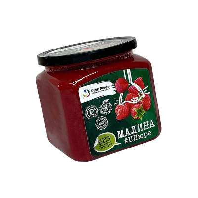 Пюре замороженное Proff Puree ''Малина без сахара'&nbsp;&nbsp;500г