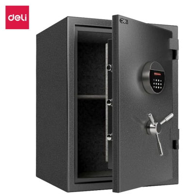 Сейф огнестойкий Deli&nbsp;&nbsp;450х600х400мм 50.5кг электронный кодовый замок черный