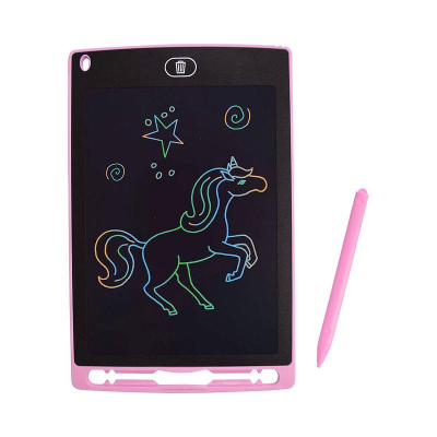 Электронный планшет для рисования deVENTE  8.5" цветной LCD экран со стилусом розовый