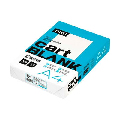 Бумага для полноцветной лазерной печати A4 120г 145% 330л Cartblank Digi