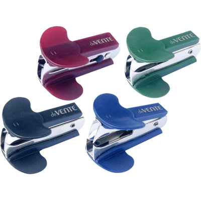 Антистеплер deVENTE 'Stripe' с фиксатором 4цв ассорти