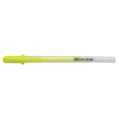 Ручка гелевая Sakura 0.8мм Gelly Roll Souffle желтая