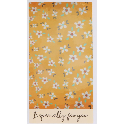 Наклейка 10х5см 'Ромашки на жёлтом фоне'