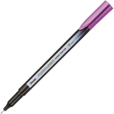 Ручка капиллярная Pentel 'Pointliner' 0.4мм фуксия
