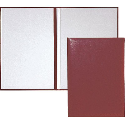 Папка адресная без нанесения deVENTE бумвинил бордовая