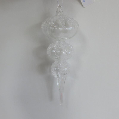 Капля 21х7см фигурная прозрачная стекло