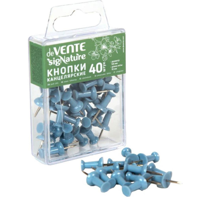 Гвоздики для досок&nbsp;&nbsp;40шт deVENTE 'sigNATURE' Сумеречно-синие в пластиковой коробке