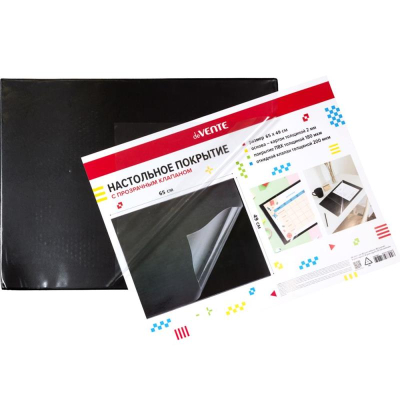 Настил 65х49см deVENTE с прозрачным листом черный