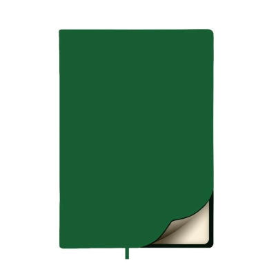 Ежедневник A5 Lamark 'Magic Soft Touch Flex' 256стр тонированный блок гибкая обложка искусственная кожа зеленый