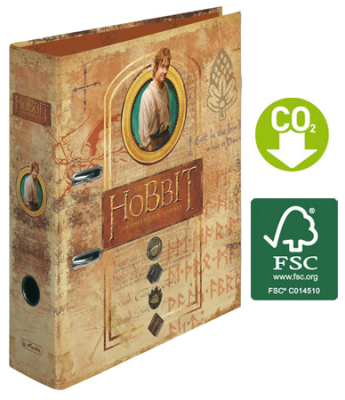 Папка файл A4&nbsp;&nbsp;80мм Herlitz Hobbit Bilbo 
