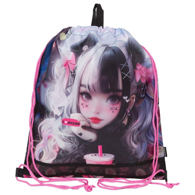 Сумка для сменки deVENTE 40x47см с вентиляционной вставкой 'I Love Anime'