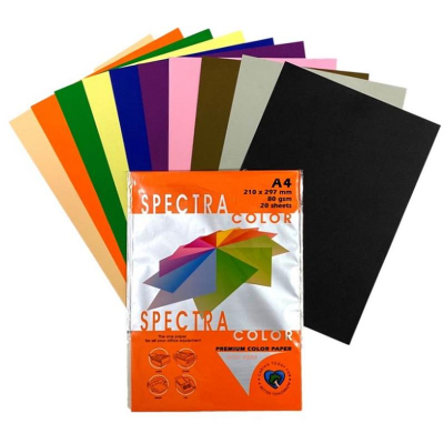 Бумага цветная Mix A4 Spectra Color  80г Rainbow Special 10цв х10л