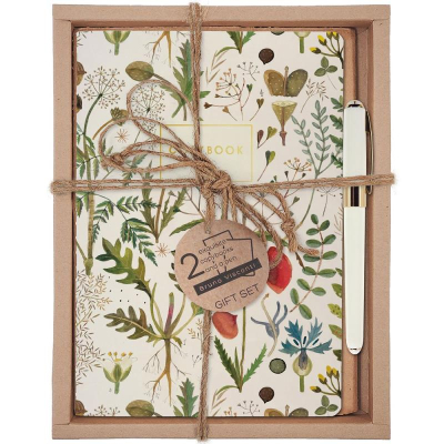 Набор ручка шариковая 'Monaco' +тетрадь 2шт BrunoVisconti® 'Flora' Луговые травы