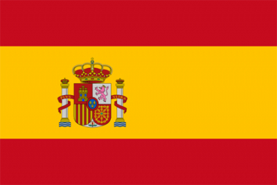 Флажок государства Испания 20х10см